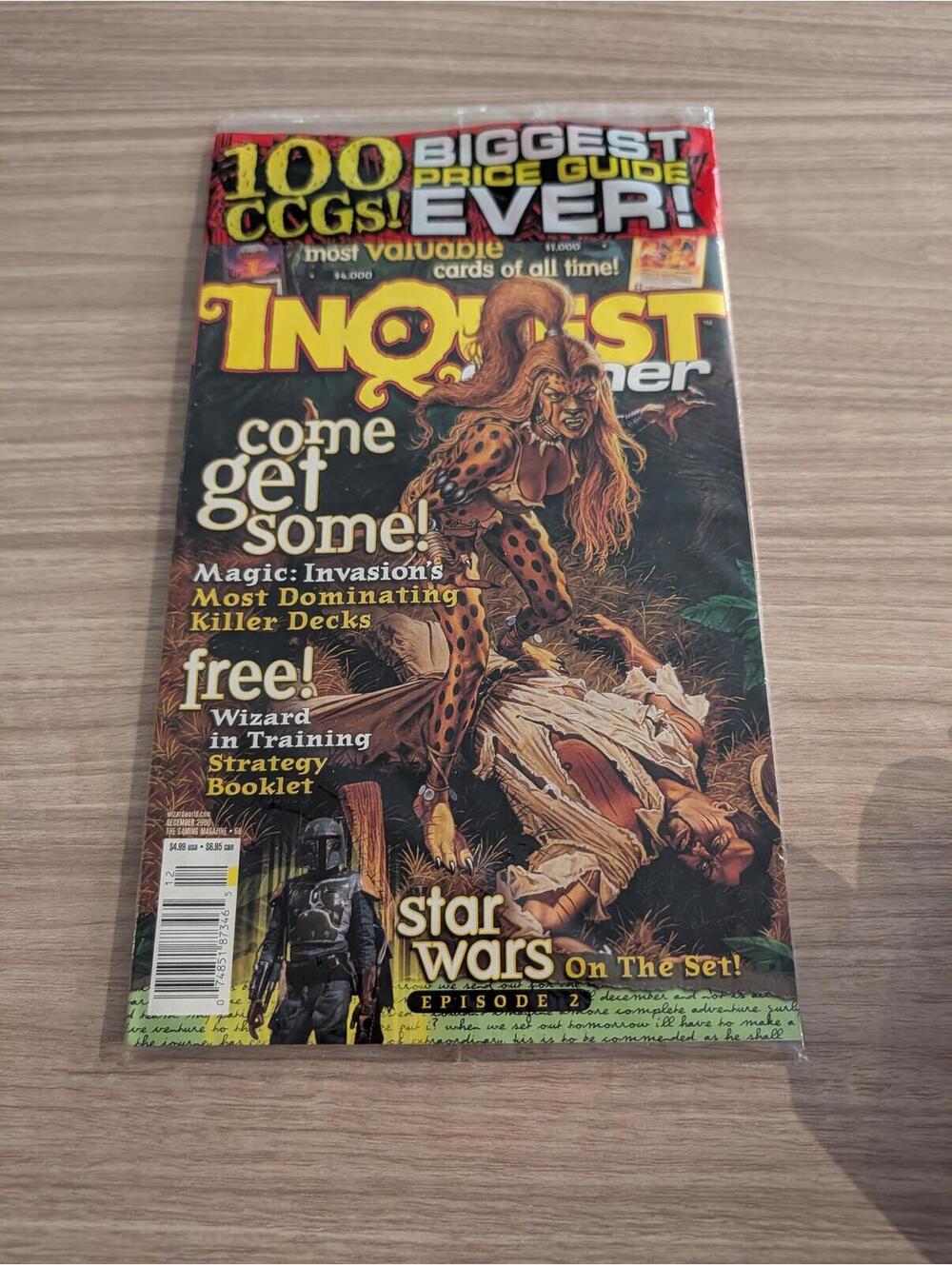 InQuest Gamer Magazine - Star Wars Episode 2 Cover - Magic Invasions & Killer De